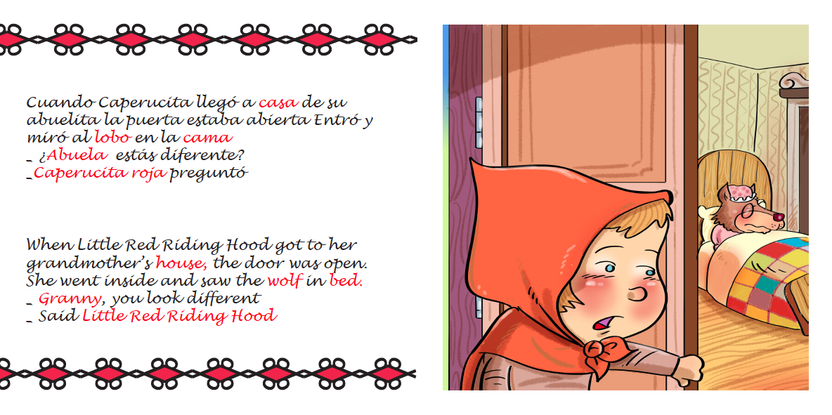 Iamgen de cuento bilingüe